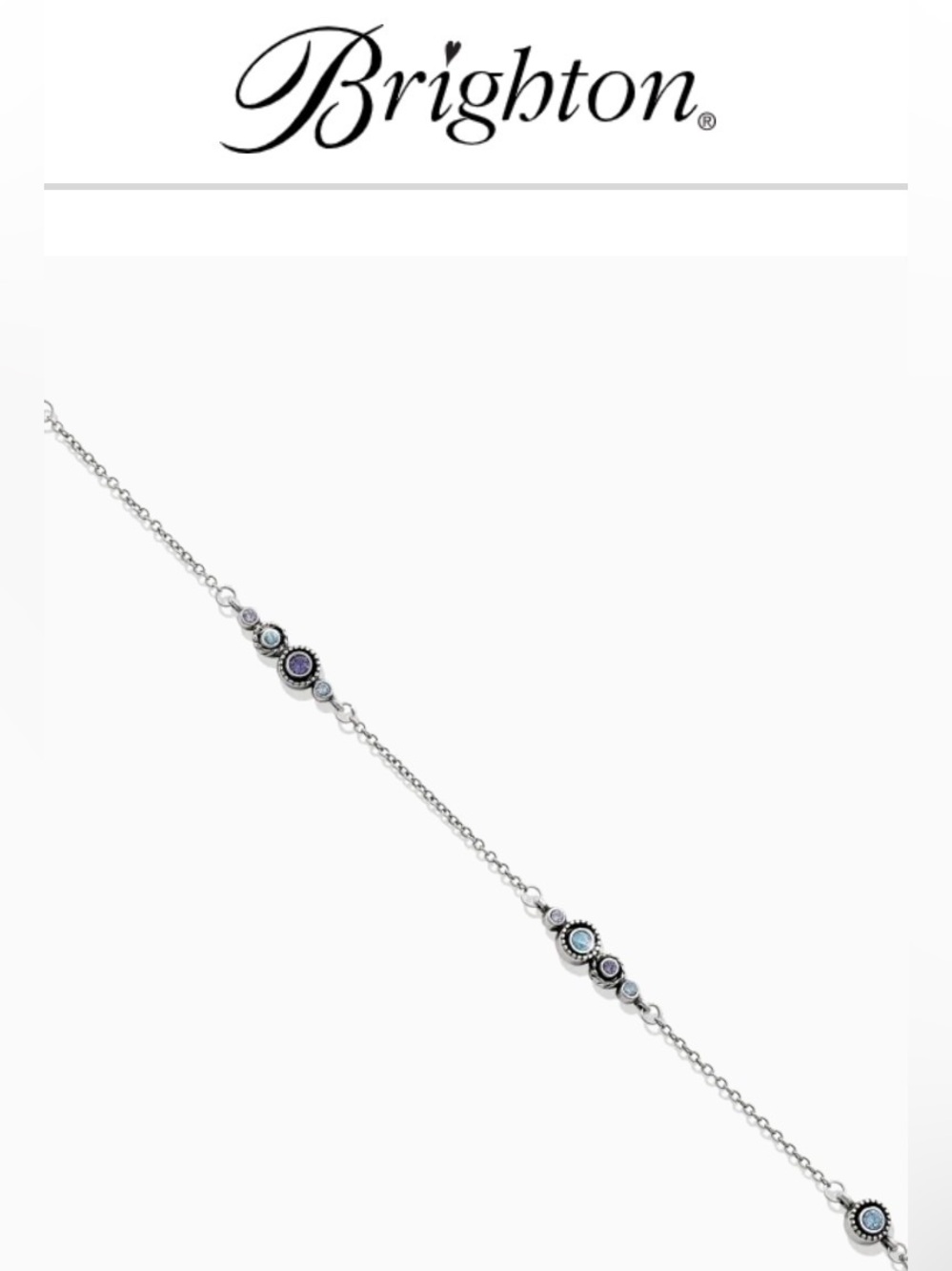 🌝 RARE BRIGHTON VTG+ HALO Bracelet/Anklet SWAROVSKI CRYSTAL RARE/RETIRED!